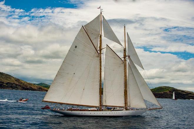 Magnificent schooner, Eleonora - Antigua Bermuda Race ©  Ted Martin / Antigua Bermuda Race
